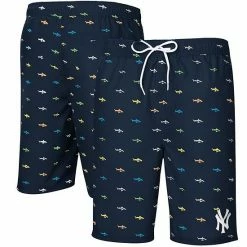 Men's G-III Sports By Carl Banks Navy New York Yankees Anchor Swim Trunks