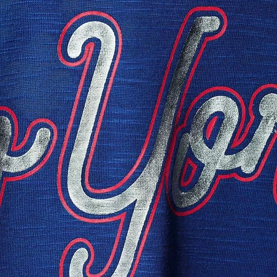 Women's G-III 4Her By Carl Banks Royal New York Giants Game Time Swim V-Neck Cover-Up Dress 4 Women's G-III 4Her By Carl Banks Royal New York Giants Game Time Swim V-Neck Cover-Up Dress - Image 4