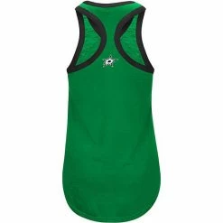 Women's G-III Sports By Carl Banks Kelly Green Dallas Stars Showdown Slub Racerback Tank Top -G-III Sales Store unnamed file 4160