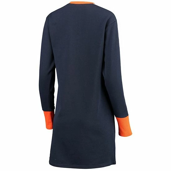 Women's G-III 4Her By Carl Banks Navy Chicago Bears Hurry Up Offense T-Shirt Dress 4 Women's G-III 4Her By Carl Banks Navy Chicago Bears Hurry Up Offense T-Shirt Dress - Image 4