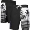 Men's G-III Sports By Carl Banks Black Baltimore Ravens Volley Swim Trunks