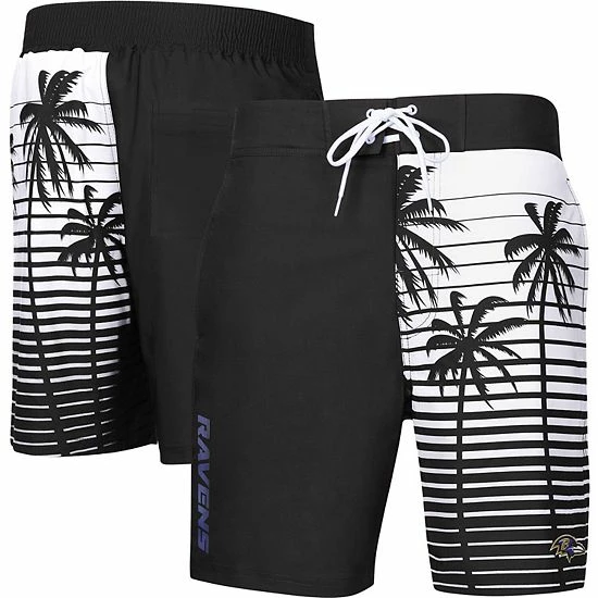 Men's G-III Sports By Carl Banks Black Baltimore Ravens Volley Swim Trunks 1 Men's G-III Sports By Carl Banks Black Baltimore Ravens Volley Swim Trunks