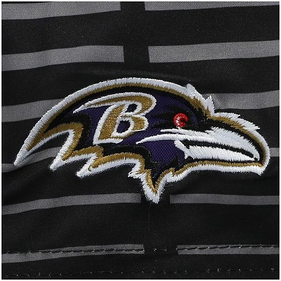 Men's G-III Sports By Carl Banks Black Baltimore Ravens Volley Swim Trunks 5 Men's G-III Sports By Carl Banks Black Baltimore Ravens Volley Swim Trunks - Image 5