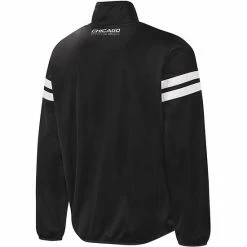 Men's G-III Sports By Carl Banks Black/Silver Chicago White Sox Power Pitcher Full-Zip Track Jacket -G-III Sales Store unnamed file 4364