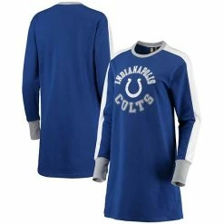 Women's G-III 4Her By Carl Banks Royal Indianapolis Colts Hurry Up Offense T-Shirt Dress