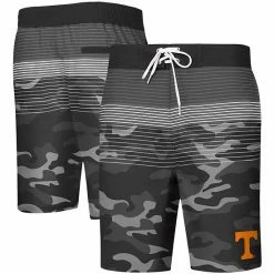Men's G-III Sports By Carl Banks Black Tennessee Volunteers Wave Camo Swim Trunks