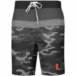 Men's G-III Sports By Carl Banks Black Miami Hurricanes Wave Camo Swim Trunks 6 Men's G-III Sports By Carl Banks Black Miami Hurricanes Wave Camo Swim Trunks -G-III Sales Store unnamed file 4439