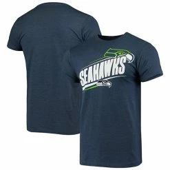 Men's G-III Sports By Carl Banks Heathered College Navy Seattle Seahawks Prime Time T-Shirt