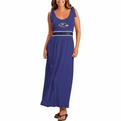 Women's G-III 4Her By Carl Banks Purple Baltimore Ravens Game Over Maxi Dress