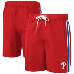 G-III Sales Store 23 Men's G-III Sports By Carl Banks Red Philadelphia Phillies Sand Beach Volley Swim Shorts
