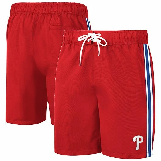 Men's G-III Sports By Carl Banks Red Philadelphia Phillies Sand Beach Volley Swim Shorts 1 Men's G-III Sports By Carl Banks Red Philadelphia Phillies Sand Beach Volley Swim Shorts