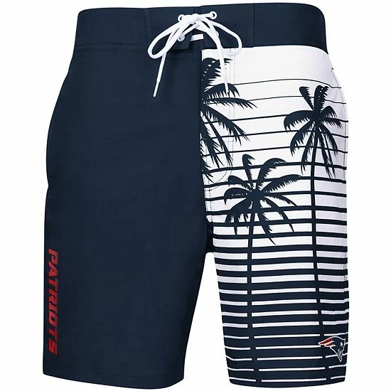 Men's G-III Sports By Carl Banks Navy New England Patriots Volley Swim Trunks 3 Men's G-III Sports By Carl Banks Navy New England Patriots Volley Swim Trunks - Image 3