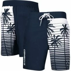 Men's G-III Sports By Carl Banks Navy Dallas Cowboys Volley Swim Trunks