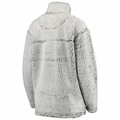 G-III Women's Gray Chicago Bears Sherpa Quarter-Zip Pullover Jacket -G-III Sales Store unnamed file 4807