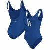 Women's G-III 4Her By Carl Banks Royal Los Angeles Dodgers Making Waves One-Piece Swimsuit