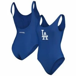 Women's G-III 4Her By Carl Banks Royal Los Angeles Dodgers Making Waves One-Piece Swimsuit
