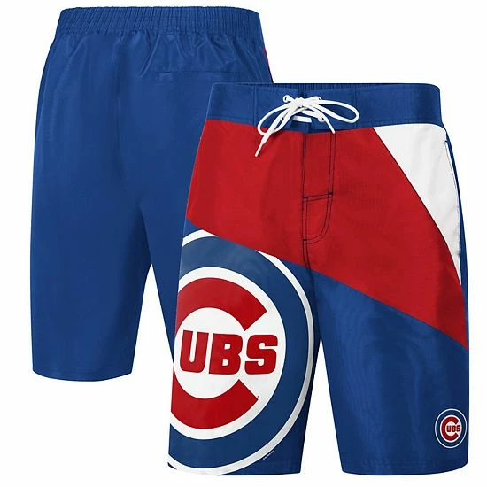 Men's G-III Sports By Carl Banks Royal Chicago Cubs Wind Wave Swim Shorts 1 Men's G-III Sports By Carl Banks Royal Chicago Cubs Wind Wave Swim Shorts