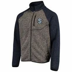 Men's G-III Sports By Carl Banks Charcoal/Navy Seattle Kraken Switchback Transitional Raglan Full-Zip Jacket -G-III Sales Store unnamed file 4888
