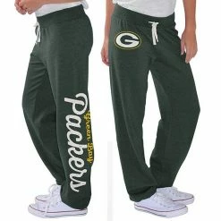 Women's G-III 4Her By Carl Banks Green Green Bay Packers Scrimmage Fleece Pants