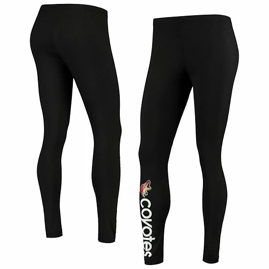 Women's G-III 4Her By Carl Banks Black Arizona Coyotes Post Season Legging 2 Women's G-III 4Her By Carl Banks Black Arizona Coyotes Post Season Legging - Image 2