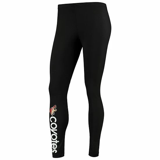 Women's G-III 4Her By Carl Banks Black Arizona Coyotes Post Season Legging 3 Women's G-III 4Her By Carl Banks Black Arizona Coyotes Post Season Legging - Image 3