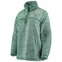 G-III Women's Green Green Bay Packers Sherpa Quarter-Zip Pullover Jacket 6 G-III Women's Green Green Bay Packers Sherpa Quarter-Zip Pullover Jacket -G-III Sales Store unnamed file 5124