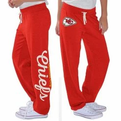 Women's G-III 4Her By Carl Banks Red Kansas City Chiefs Scrimmage Fleece Pants