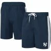 Men's G-III Sports By Carl Banks Navy New York Yankees Sand Beach Volley Swim Shorts