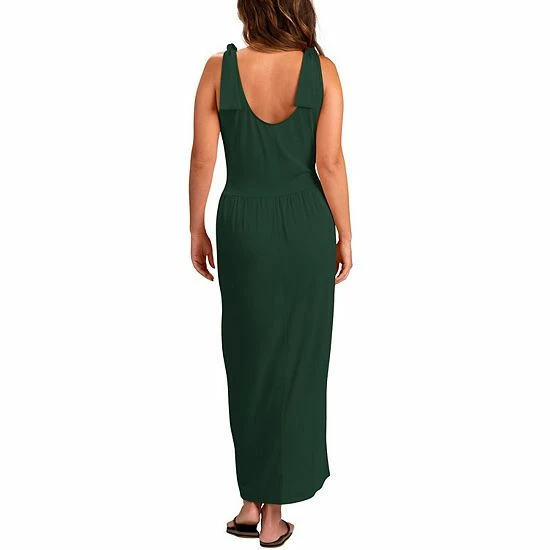 Women's G-III 4Her By Carl Banks Green Michigan State Spartans Game Over Scoop Neck Maxi Dress 2 Women's G-III 4Her By Carl Banks Green Michigan State Spartans Game Over Scoop Neck Maxi Dress - Image 2