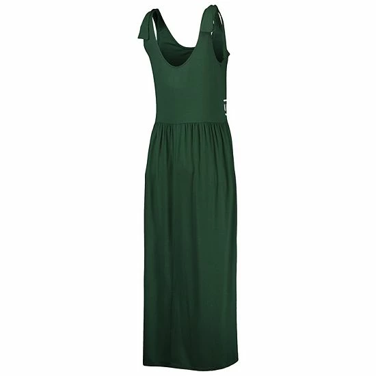 Women's G-III 4Her By Carl Banks Green Michigan State Spartans Game Over Scoop Neck Maxi Dress 3 Women's G-III 4Her By Carl Banks Green Michigan State Spartans Game Over Scoop Neck Maxi Dress - Image 3