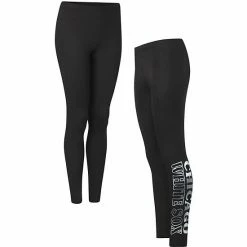Women's G-III 4Her By Carl Banks Black Chicago White Sox Stadium Leggings