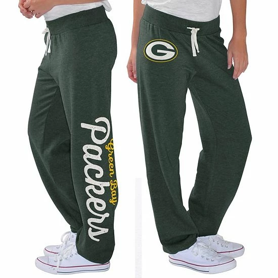 Women's G-III 4Her By Carl Banks Green Green Bay Packers Scrimmage Fleece Pants 2 Women's G-III 4Her By Carl Banks Green Green Bay Packers Scrimmage Fleece Pants - Image 2