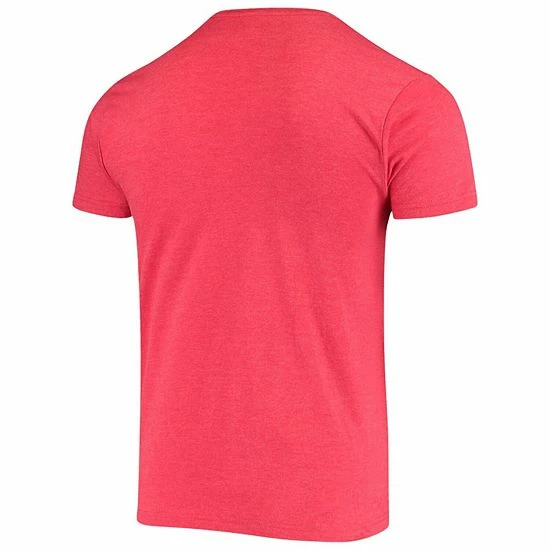 Men's G-III Sports By Carl Banks Heathered Red Atlanta Falcons Prime Time T-Shirt 4 Men's G-III Sports By Carl Banks Heathered Red Atlanta Falcons Prime Time T-Shirt - Image 4