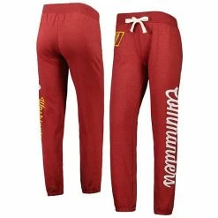 G-III Sales Store 2 Women's G-III 4Her By Carl Banks Burgundy Washington Commanders Scrimmage Fleece Pants