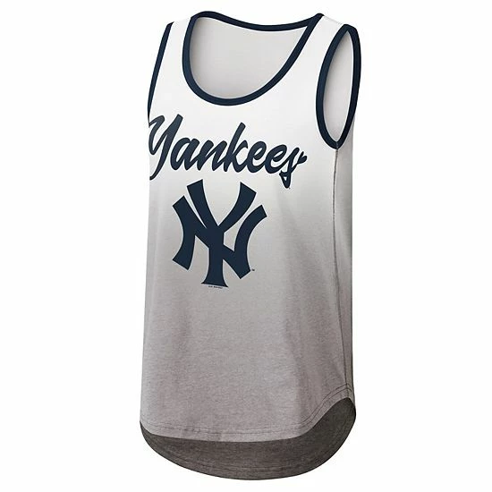 Women's G-III 4Her By Carl Banks White New York Yankees Logo Opening Day Tank Top 3 Women's G-III 4Her By Carl Banks White New York Yankees Logo Opening Day Tank Top - Image 3