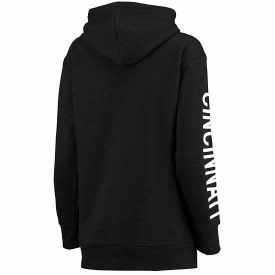 Women's G-III 4Her By Carl Banks Black Cincinnati Bengals Extra Point Pullover Hoodie 4 Women's G-III 4Her By Carl Banks Black Cincinnati Bengals Extra Point Pullover Hoodie - Image 4