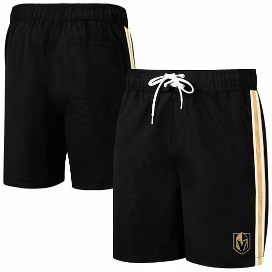Men's G-III Sports By Carl Banks Black Vegas Golden Knights Sand Beach Swim Shorts 1 Men's G-III Sports By Carl Banks Black Vegas Golden Knights Sand Beach Swim Shorts