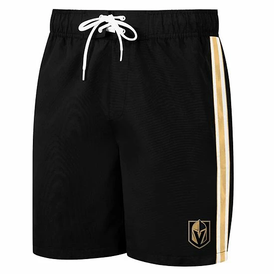 Men's G-III Sports By Carl Banks Black Vegas Golden Knights Sand Beach Swim Shorts 3 Men's G-III Sports By Carl Banks Black Vegas Golden Knights Sand Beach Swim Shorts - Image 3