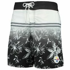 Men's G-III Sports By Carl Banks Black Pittsburgh Steelers Island Volley Swim Shorts 6 Men's G-III Sports By Carl Banks Black Pittsburgh Steelers Island Volley Swim Shorts -G-III Sales Store unnamed file 718