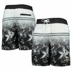 Men's G-III Sports By Carl Banks Black Minnesota Vikings Island Volley Swim Shorts
