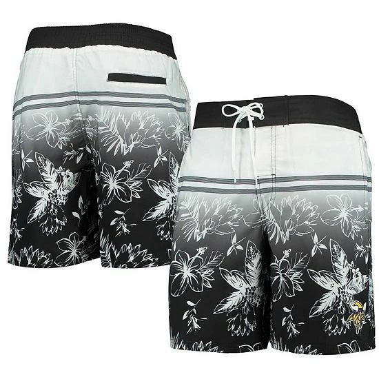 Men's G-III Sports By Carl Banks Black Minnesota Vikings Island Volley Swim Shorts 1 Men's G-III Sports By Carl Banks Black Minnesota Vikings Island Volley Swim Shorts