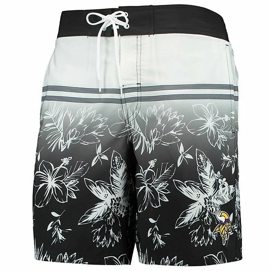Men's G-III Sports By Carl Banks Black Minnesota Vikings Island Volley Swim Shorts 3 Men's G-III Sports By Carl Banks Black Minnesota Vikings Island Volley Swim Shorts - Image 3