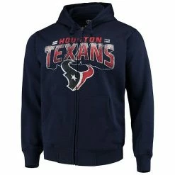 Men's G-III Sports By Carl Banks Navy Houston Texans Perfect Season Full-Zip Hoodie -G-III Sales Store unnamed file 809