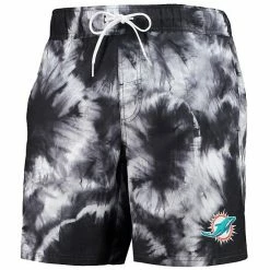 Men's G-III Sports By Carl Banks Black Miami Dolphins Splash Volley Swim Shorts 7 Men's G-III Sports By Carl Banks Black Miami Dolphins Splash Volley Swim Shorts -G-III Sales Store unnamed file 961
